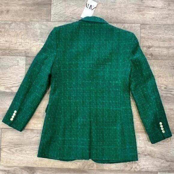 ZARA BLOGGER FAVE!!! Blazer with Contrast Buttons NWT - Picture 16 of 16